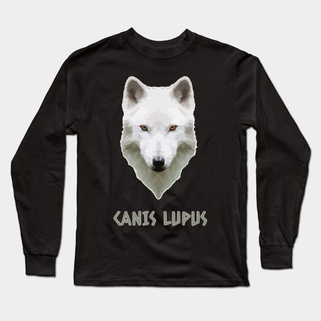 Canis Lupus Wolf Animalia Long Sleeve T-Shirt by Niche Haven